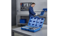 34 Pieces Socket Wrench Kit Practical Socket Set with Case Rust-Resistant Tool Kit with Storage Case for Mechanics, Workshop