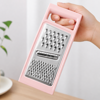 Grater Slicer, Julienne Slicer, Stainless Steel Multi-Function Slicer, 3 Blades, Vegetable Cheese Grater