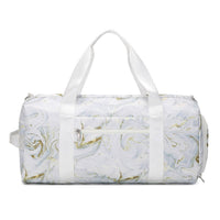 Travel Duffle Bag Detachable Shoulder Strap Luggage Large Capacity Printed Travel Duffel for Gyms