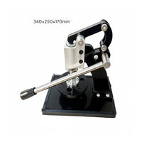 Multi Material Use Manual Die Cutter Compact Size Hand Press Die Cutter Heavy Duty Leather Punch Press High Pressure for Sample Makers, Crafters, Craft Studio, Workshop