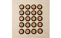 20 Pieces Golf Club Butt Cap Marker Fit Sports Accessory Prevents for Driving Range