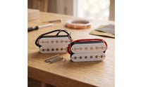 2 Pieces Alnico 5 Electric Guitar Pickup Four-Conductor Humbucker Pickup Clear Bright for Guitarists, Luthier