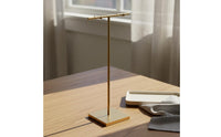 Countertop Jewelry Tree Minimalist Crafted Metal Earring Holder Stable Base Necklace Display Rack for Dressing Table