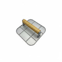 Non-Stick Hamburger Patty Press Dishwasher Safe Hamburger Patty Creator Even Cooking Square Burger Press Single-Piece Molded for Grilling, BBQ