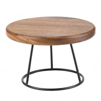 Walnut Pizza Board Wood Grain Pizza Display Stand Smooth Food Service Equipment