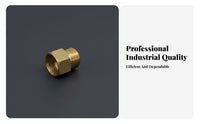 Pressure Washer Thread Adapter Wide Compatibility Steam Cleaner Hose Fitting Leak-Resistant Brass Nozzle Converter