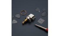 Guitar Potentiometer with Switch DPDT Push-Pull Potentiometer Coilsplit push/pull Pot with Long Shaft for Guitarists, Luthier