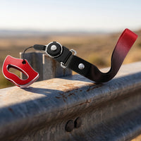 Key Cover with Lanyard Aluminum Alloy Motorcycle Key Cover Easy to Install Accessory for Frequent Carry Item