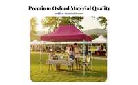 Foldable 4-Legged Folding Canopy Waterproof Retractable Market Stall Tent Easy Setup Instant-Setup Canopy Tent Protection for Outdoor Events, Patio, Beach