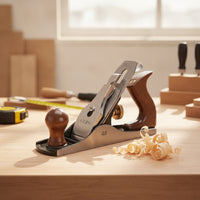Manual Bench Plane Heavy-Duty Smoothing Plane Sharp Tool Precision for Woodworkers, Carpenters, Hobbyists, Woodworking, Furniture Making, Workshop