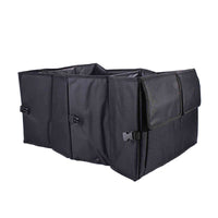 Trunk Organizer Foldable Trunk Organizer with Dividers Reinforced Storage Box for Families, Grocery Shopping