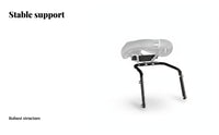 Curved Top Bracket Tail Bag Rack Cylindrical Saddle Mount Rack Open Frame Trunk Bag Metal