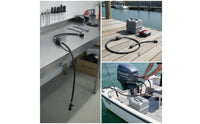 8mm Fuel Hose Assembly with Primer Bulb Flexible Outboard Motor Fuel Hose with Fittings Easy to Install Universal for Boat Owners