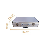 Shockproof Wireless Audio Device Carrying Case Portable Double Audio Device Storage Box Drop-Proof for Performers, Singers, KTV, Travel