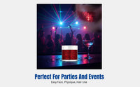 Christmas Luster Gel, Fairy Heart Sequins, Face Skin Hair, Party Stage Nightclub