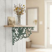 Wall Shelf Bracket Rustic Shelf Bracket 90-Degree Angle Brackets for Decorators, Homeowners, Farmhouse