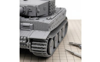 Textured Surface 1/72 Tiger Armored Vehicle Kit Educational 3D Printed Armored Vehicle Kit Realistic Details High Intricacy for Collectors, Hobby Building