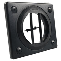 Round Universal Air Conditioning Vent for Yachts, RVs, and Engineering Machinery - Gray Double Port