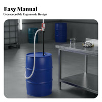 corrosive Alkali Resistant Manual Liquid Siphon Anti Barrel Pump automaticPriming Fluid Handling gear for manufacturing Workers, Maintenance personnel, Mechanics, Workshop, Factory, Warehouse, Garage