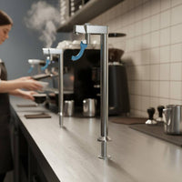Bar Water Chrome Finish Drink Dispenser Faucet Resistant Countertop Water for Cafes, Coffee Shop