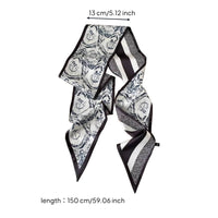 Scarf Belt Slim Tie Belt Pointed for Women