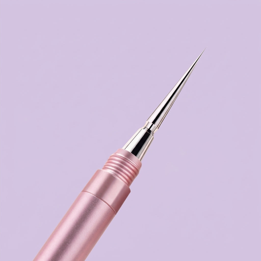 Double Ended Blackhead with Tweezers, Electroplated Comedone Extractor for Teens, Professional Kit
