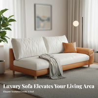Light Luxury & design curvingd Chaise Longue technicalnical Fabric textile Upholstery Lounge Chair Space-Saving Indoor Furniture Cushioned Surface for Apartment Dwellers, homeowners, partners, Bedroom, Living Room, perusing alcove