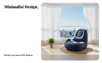 Foldable Design Adjustable Backrest Lounger Multi-Functional Floor Chair Cozy Feel Lounge Seating Thickly Padded for Apartment Dwellers, Young Adults, Bedroom, Bay Window, Living Room, Meditation Space