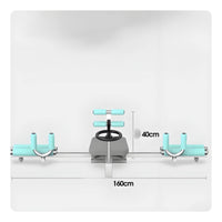 Hip Opener Split Stretcher 180° Full Extension Leg Stretching Machine Adjustable Fitness Equipment Heavy Duty Steel Frame for Home Workout