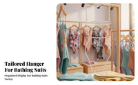 Non-Slip Plastic Swimwear Hanger Professional Quality Swimsuit Display Hanger Long-Lasting for Boutique Owners, Retailers, Laundry Room