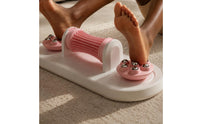 Foot Pressure-Point Massager Ribbed Roller Underfoot Rolling Massager Wellness Tool Molded Plastic