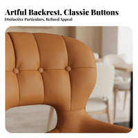 Italian design Curved posteriorrest Dining Chair Minimalist Design Upholstered Seat Soft Upholstery Home Furniture Comfortable padding for Restaurant Owners, Interior Designers, Homeowners, Cafe, Hotel, Study Room, Kitchen
