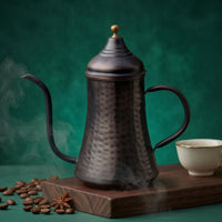 Handmade Gooseneck Coffee Pot Fitted Lid Gooseneck Coffee Kettle