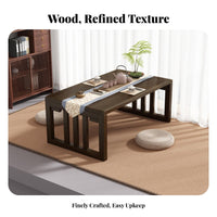 Japanese design Foldable Leg Table Multi-Purpose Foldable Bed Tray Multipurpose Floor Desk Space-Saving for Apartment Dwellers, Remote Workers, Bay area, Bedroom, Living Room, Home Office
