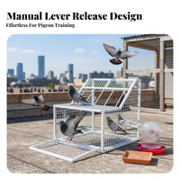 Pigeon Entry Door Easy to Install Racing Pigeon Entrance Entry Iron Bar Avian Entrance Reinforced Design Fine Workmanship