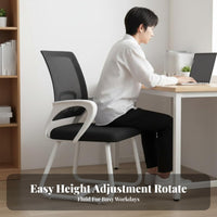 Supports Long Sitting Ergonomic Computer Chair Height Adjustable Mesh spine rotating Chair Lumbar Support Office Furniture Breathable spinerest for Students, Home Users, Remote Workers, Study Room