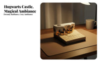 3D Creative Calendar Creative Gift Paper Carving Calendar Block Light-Illuminated Design Tear-off Sculpture Memo Pad for Students, Adults, Study Room