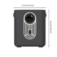 Electric Focus Portable Display Device with Handle Wireless Portable Display Device High Definition Compact for Home Theater, Bedroom