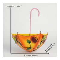 Wall-Mounted Iron Umbrella Planter Compact Umbrella Planter Vintage Whimsical for Gardeners, Balcony, Patio