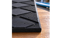 4 Pieces Black Surfboard Anti-Slip Mat Geometric-patternPattern Surfboard Traction Pad Textured Board-Riding Grip Strips Rectangular