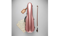 4/4 Violin Case Soft Velvet Lining Carbon Fiber Violin Case 2 Bow Holders Musical Instrument Accessory for Students, Professionals, Storage