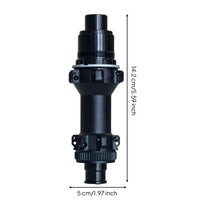 12x142 Rear Bike Hub with Sealed Bearings 54T Ratchet Rear Bike Hub Black Anodized 24-Hole for Gravel Riding