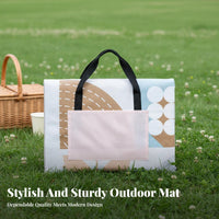 Moisture-Proof Foldable Picnic Mat Waterproof Foldable Outdoor Mat Easy to Carry Camping Equipment Lightweight for Campers, Families, Picnics, Park Outings, Beach Trips, Backyard