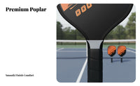 Pickleball Paddle Set Non-Slip Grip Pickleball Racket and Sphere Set Sports Equipment Lightweight Sweat Absorbent for Beginners