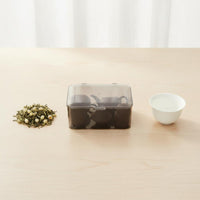 Lidded Beverageware Cabinet particleproof with Lid Display Case Clear View Design