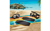3 Pieces Curved Neoprene Eyewear Headband Stitched Snorkel Eyewear Band Black-Edged Padded Diving Strap Reusable