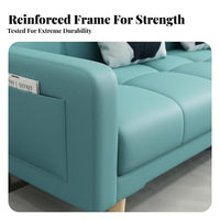 2-in-1 Design Folding Sofa Bed Space-Saving Living Room Furniture Easy Conversion transformable Couch Performance material for Apartment Dwellers, Guest Hosts, Home Office Workers