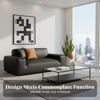 Straightrear Sofa Italian Design Couch Light Luxury aesthetic Lounge Seating for Apartment Dwellers, Homeowners, Living Room, Reception Area, Hotel Lobby