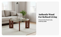 Modernist design Round Tripod Stand Space-Saving Coffee Table space-efficient Living Room Furnishing Minimalist Aesthetic for Apartment Dwellers, Homeowners, Students, Small Spaces, Lounge Area, Office Reception, Bedroom