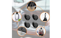 4 Pieces Mini Car Hook Multifunctional Car Interior Hanging Holder Compact Design Vehicle Wire Holder for Kitchen
